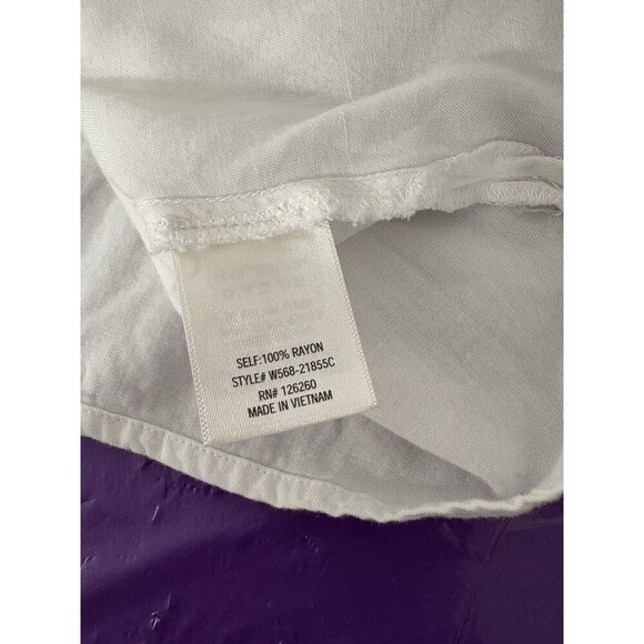 Harper Off Shoulder Top Smocking Rainbow Stitching Soft Girlie Size Medium - Picture 3 of 11